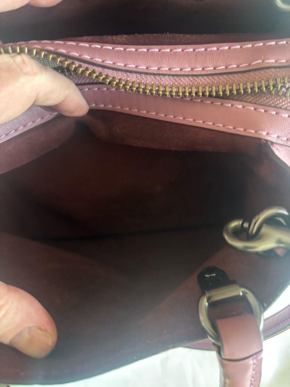 Coach Primrose Rogue 25 Pebbled Leather Top-Handle Satchel - Picture 8 of 8